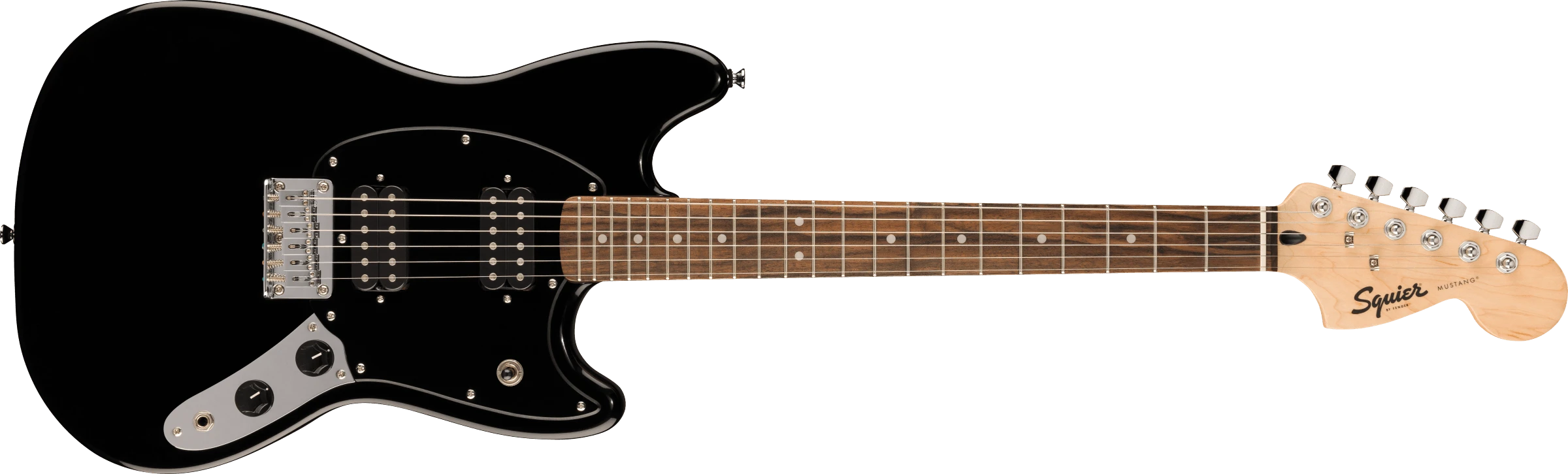 Squier Mustang HH Sonic blk/lrl